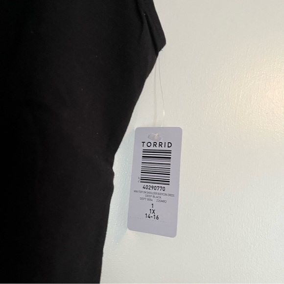NWT Torrid One Shoulder Bodycon Dress - Picture 7 of 8